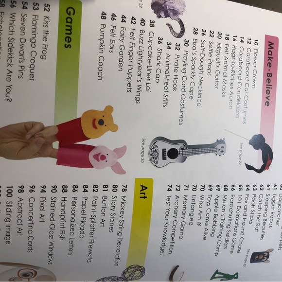 Disney Hardcover Idea Book , more than 100 Crafts, activities & games - Picture 6 of 12